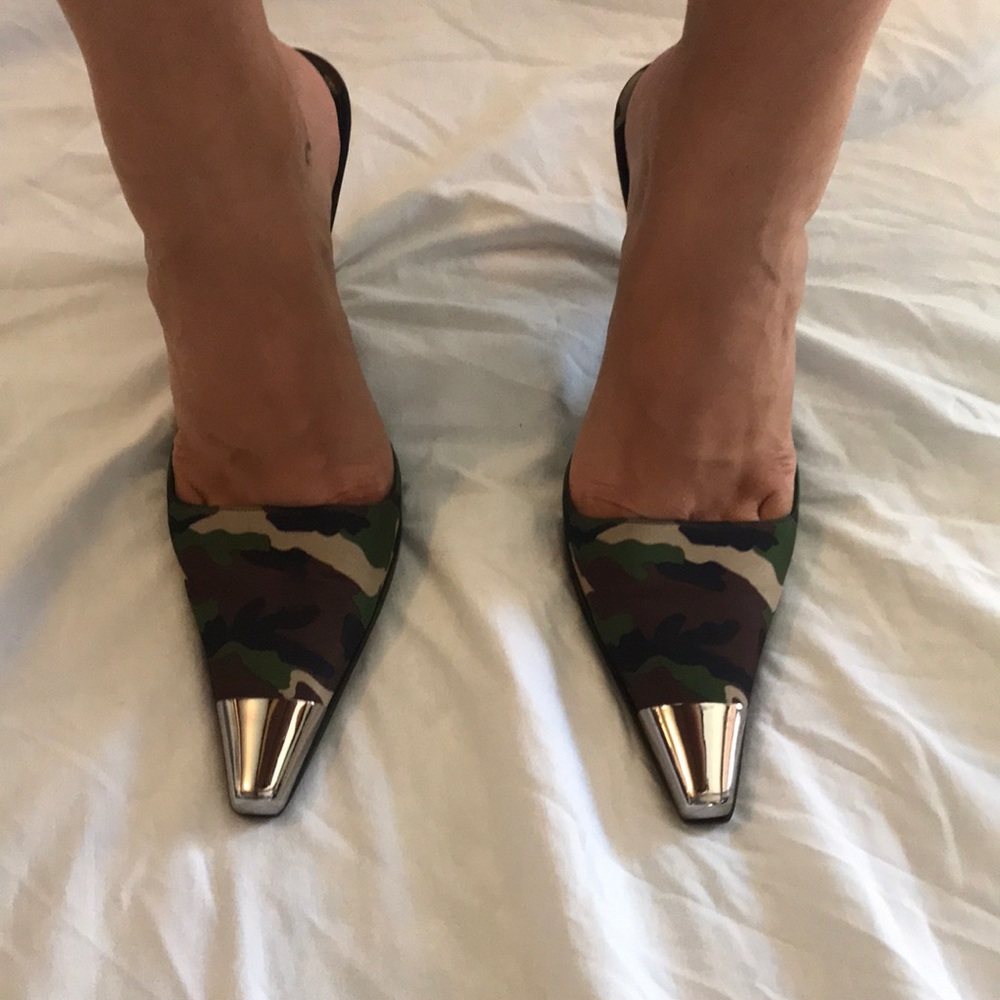 Giuseppe Zanotti Camo Mules